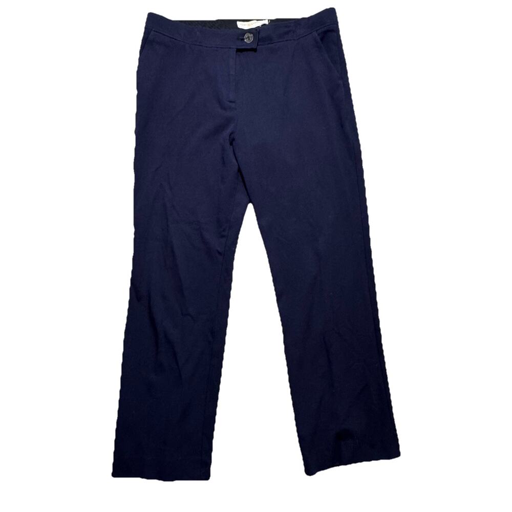 Tory Burch Womens Navy Seamed Leg Sleek Work Pants Sz S (30 x 30) Sz 30